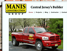 Tablet Screenshot of manisconstruction.com